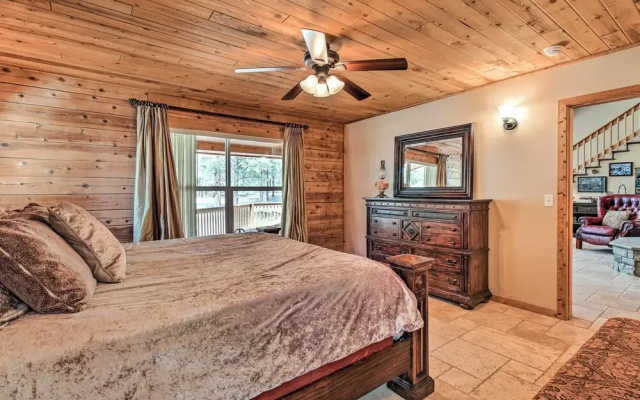 Family Game Room: Spacious Overgaard Cabin