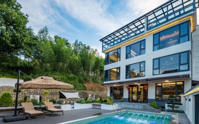 Shanzhi valley｜Wild Stream & Starlight Pool villa – Pool – Huzhou
