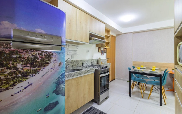 Agradável apart no Cupe Beach Living