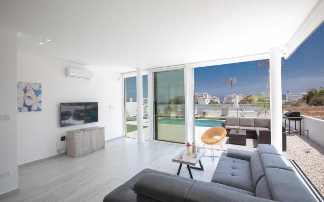 Protaras-Centre SeaView Villa, 200m From Beach- Blue Island Villa