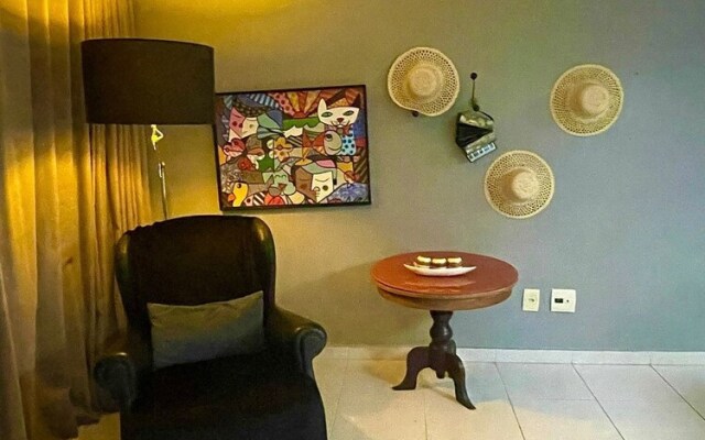 Apartamento Vista mar atrás da passarela