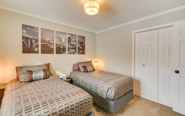 Riverfront Champlin Townhome w/ Deck & Water View!