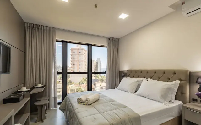 MHFA Studios em Prédio Luxuoso Vista Mar