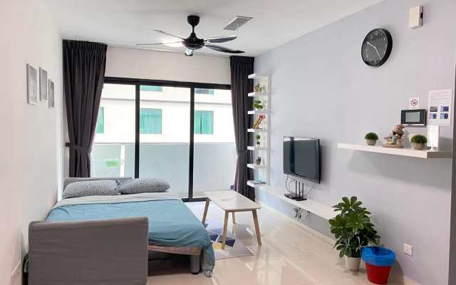 Suasana JB at JB Center Luxury Modern & Rustic 1BR Apt for Bussiness,Vacation trips – Guest Rooms – Johor Bahru