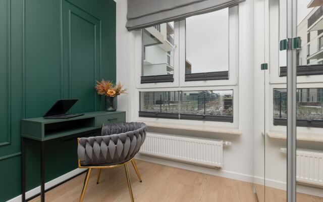 Dark Green Apartment by Renters
