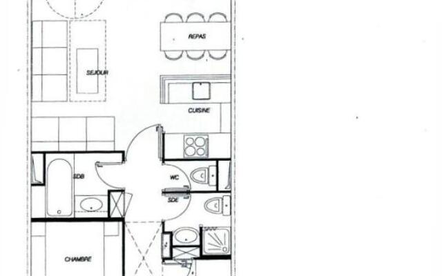 Résidence VALERIANE - 3 Pièces pour 6 Personnes 54
