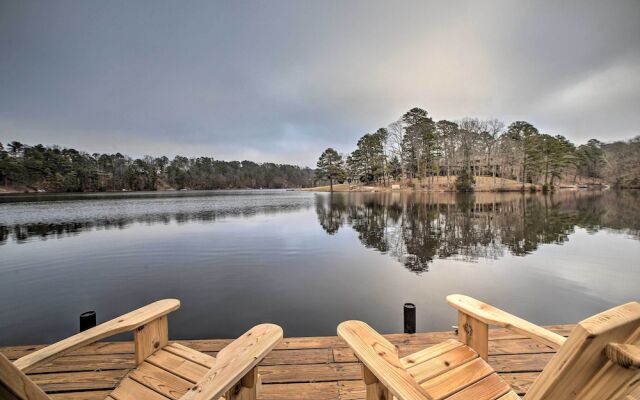Lakefront & Trailside Escape w/ Private Dock +deck