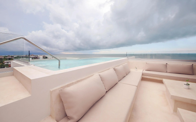 Casa Astral Eco Luxury Holbox Island - Sunset and Ocean View with Rooftop Pool (steps from the beach)