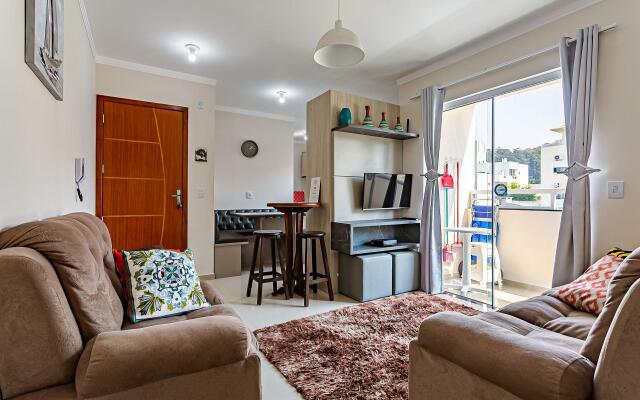 Lindo apto c/ sacada 850m da praia Ingleses RSY204