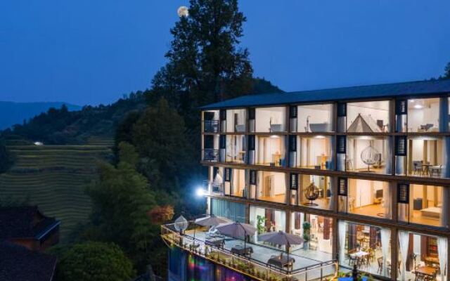 Longji Terrace Panoramic Homestay (Xishan Yule Qianfen Ladder Observation Deck)