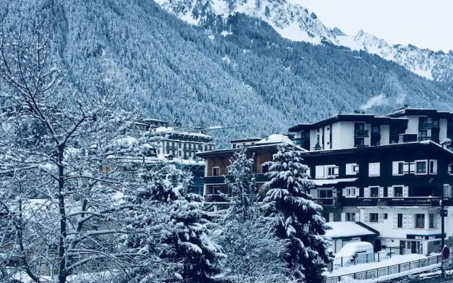 Art Studio Balcony and Breathtaking View of Chamonix