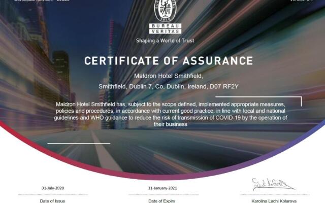 Maldron Hotel Smithfield Dublin City