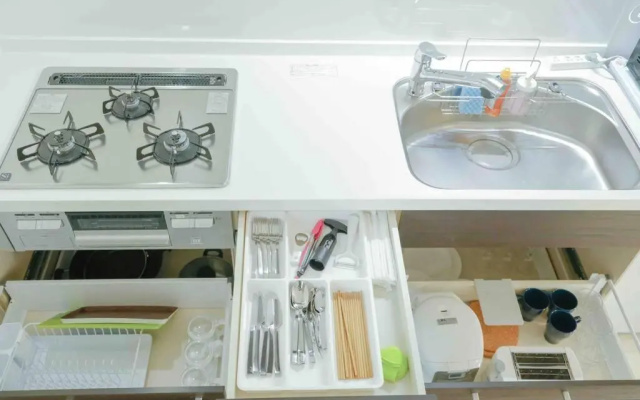 Shinkoiwa house at JR line.Easy to airport&Disney. – Kitchen – Tokyo