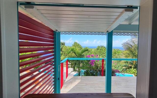 Villa créole vue mer