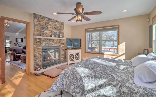 Deck, Pool, Trails Access: Pocono Family Home!