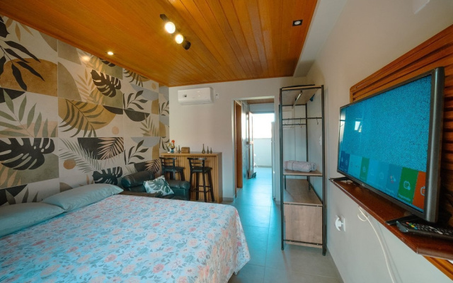 Studio Para 2 c Ar-condicionado na Barra da Lagoa