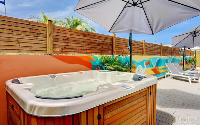 Ylangae DODO avec Jacuzzi à 150m du lagon