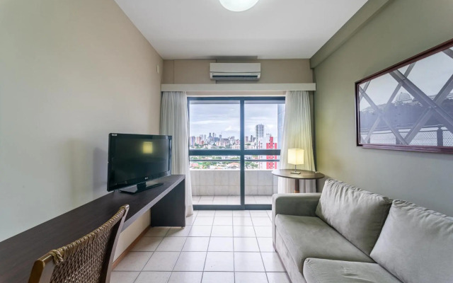 OTH1205 Flat na Ilha do Leite, Recife, um quarto.