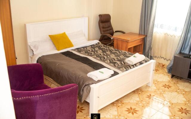 Mountain view apartment at Ahadi flats Netflix,Parking and Internet