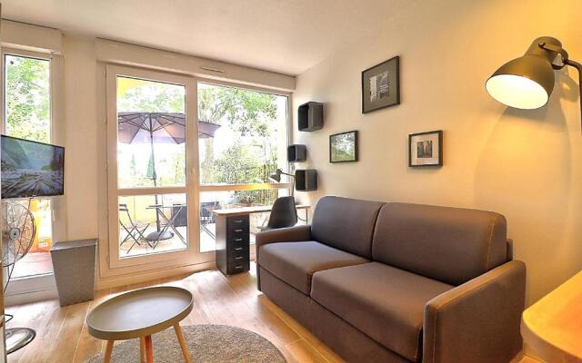 Studio 24h 24h Parking Terrasse Internet