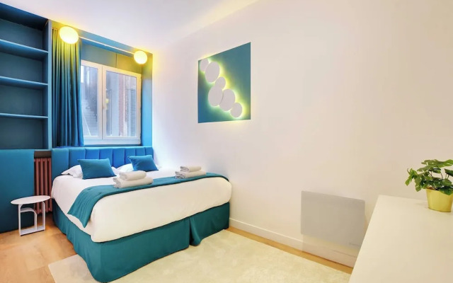 Modern Apartment - 1br/6p - AC - Marais