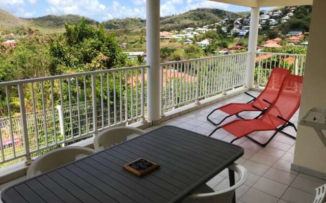 Apartment With 2 Bedrooms in Les Trois-îlets, With Wonderful sea View, Enclosed Garden and Wifi - 150 m From the Beach