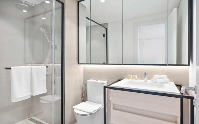 Luxurious 1-bedroom Apart With Dubai Skyline View