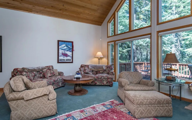 Tahoe Donner Snow Globe Home by RedAwning