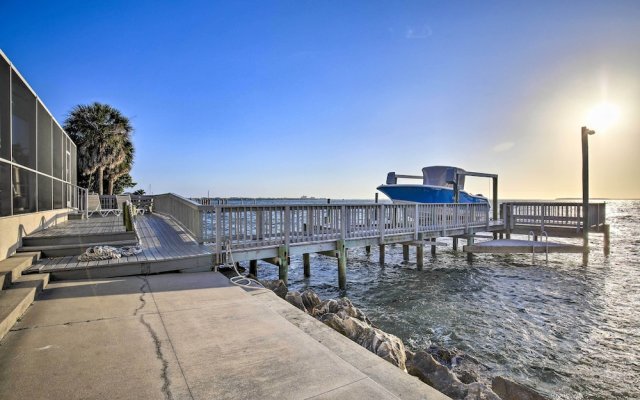 Stunning Bayfront Retreat With Pool, Spa & Dock!