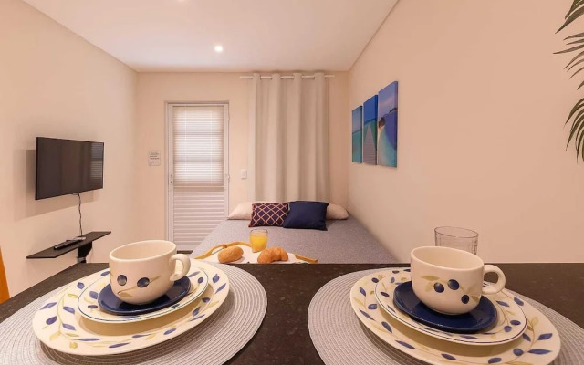 Estudio Mar'Bella 100M Praia, Com Cozinha E Estacionamento