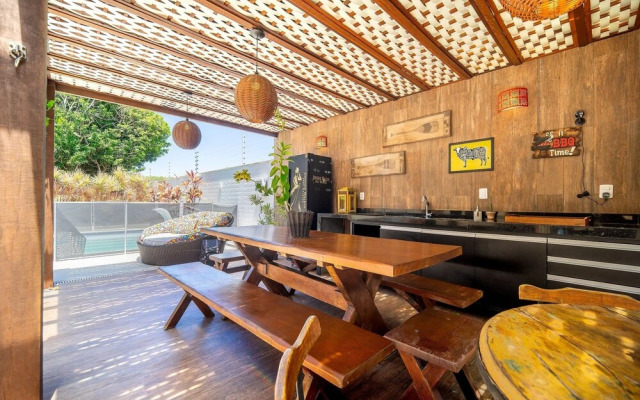 Bz85 Casa com Piscina 200m da praia
