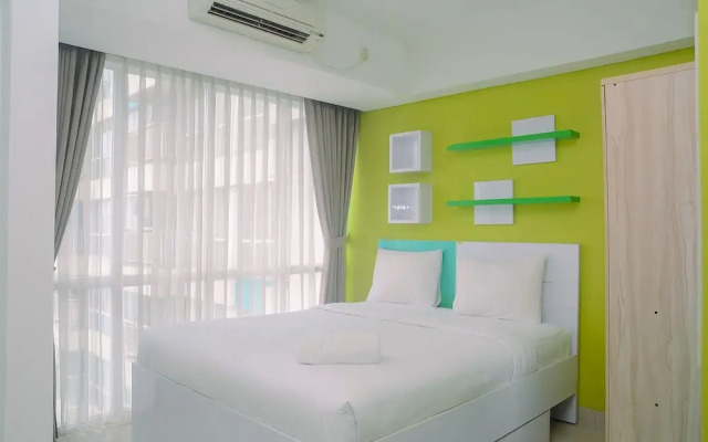 Cozy Studio with City View at H Residence Apartment