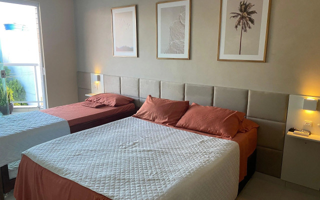 Confortável apartamento na Praia do Forte