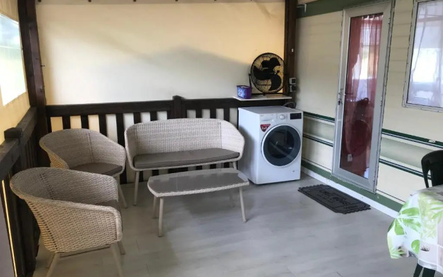 Mobilhomme dans camping