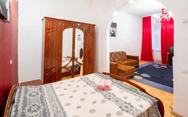 Апартаменты с несколькими спальнями в центре города