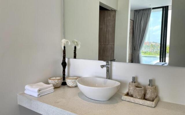 AURA AIR 1, pool & seaview villa, Choengmon 500m