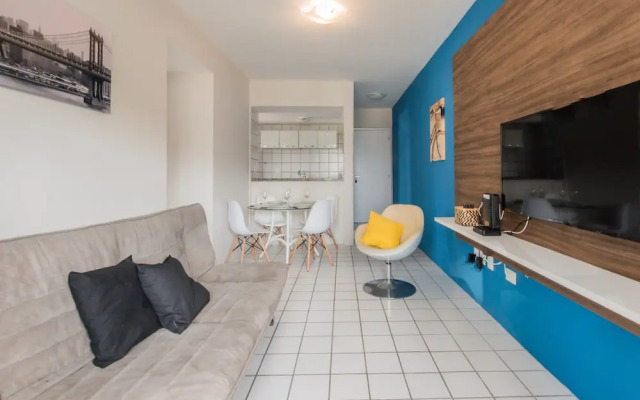 PIP201 Cozy flat in Boa Viagem 4 people.