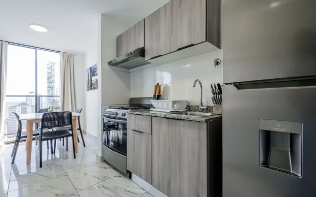 w Comfy 1BR w Great View in Calle 50