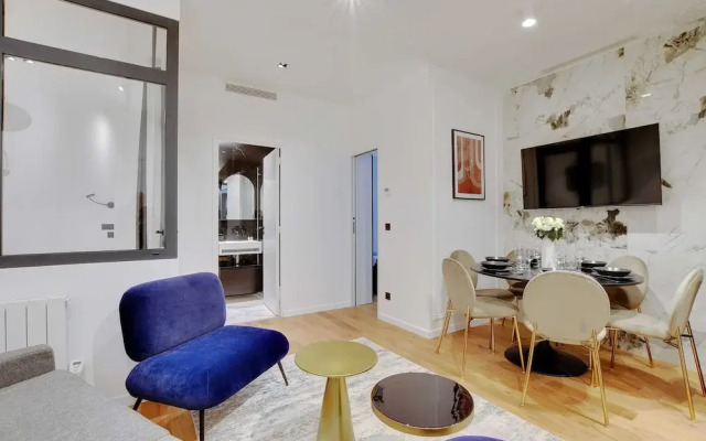 Authentic apt - 2br/6p - Rue des Martyrs - Opera