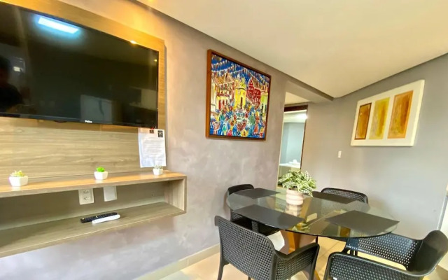 Gold Flat Cabo Branco by 123Quarto Hospedagem