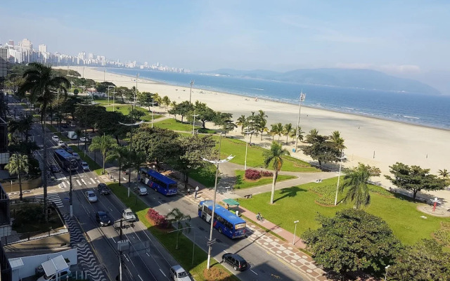 Apartamento em frente a Praia Santos