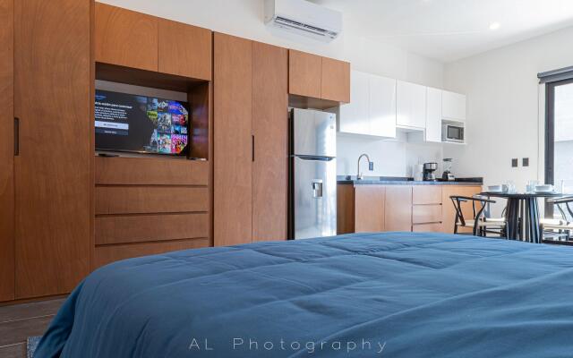 Nuevo y moderno Loft, 1 cuadra malecón con alberca