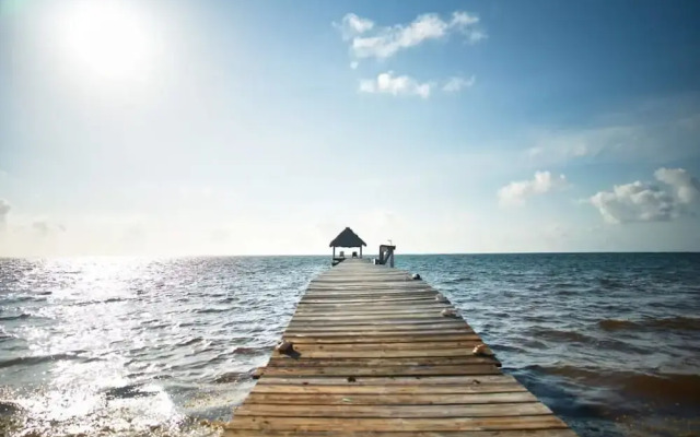 Beachfront Villa With Long Private Pier and Pool
