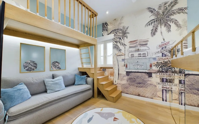 Apartment With Patio in Sopot by Renters