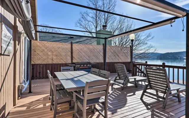 Dock + Slip: Lakefront Linn Creek Home!