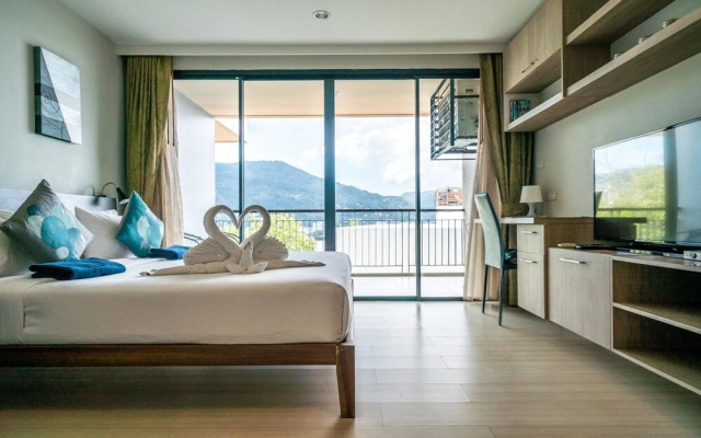 U508 - Bright Studio in Patong Rooftop Pool and gym