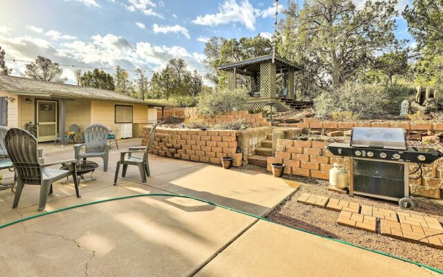 Gazebo & Fire Pit: Pet-friendly Payson Home!