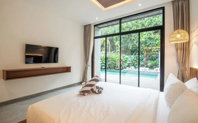 Modern 5br Villa, 400m to Beach With Jungle View