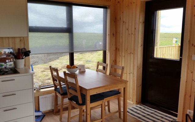 Hekla Cabin 1 Volcano and Glacier View