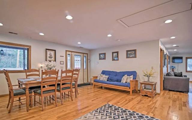 Riverfront Elkins Home w/ Fireplace & Deck!